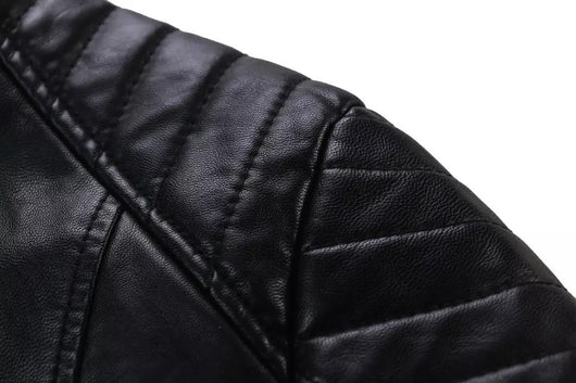 Chaqueta de Cuero PU para Motociclista - Estilo Europeo - Image 5