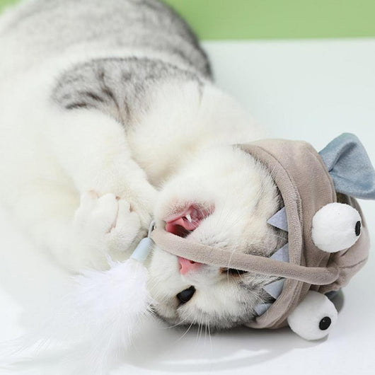 Juguete Interactivo para Gatos con Pluma y Varita - Gato de Ojos Grandes - Image 54