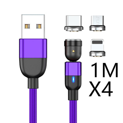 Cable de Carga Magnético 3 en 1 con Rotación 540° - Image 19