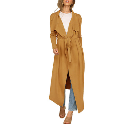 Abrigo Cortavientos para Mujer con Cuello de Encaje Trendy - Image 8
