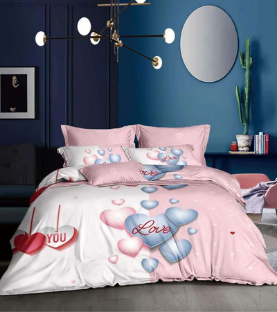 Juego de Cama Estampado Floral Completo de 4 Piezas - Image 2