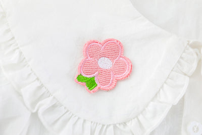 Conjunto de Tres Piezas con Cardigan de Cuello Muñeca para Niñas - Image 13