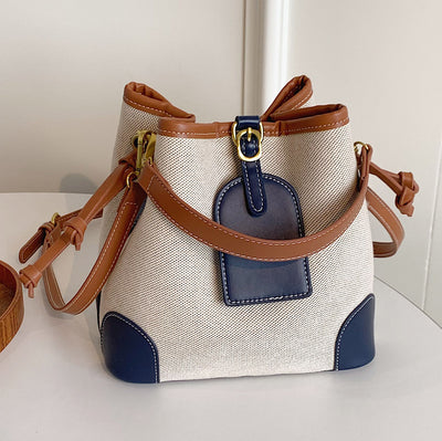 Bolso Bucket de Lona para Mujer - Diseño Casual y Portátil - Image 7
