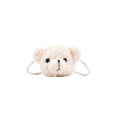 Bolsa Bandolera Infantil Cabeza de Oso de Peluche - Image 5