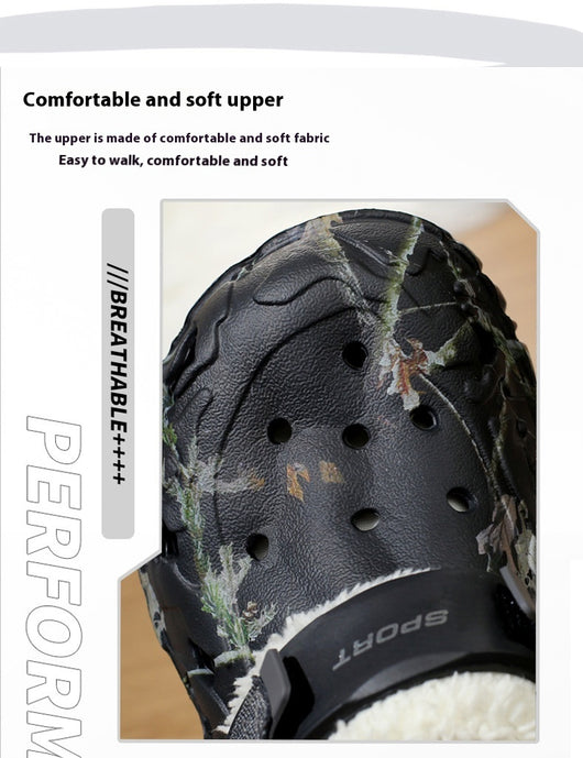 Pantuflas de Algodón con Suela Gruesa y Forro Polar - Zapatos Cálidos Cerrados - Image 20