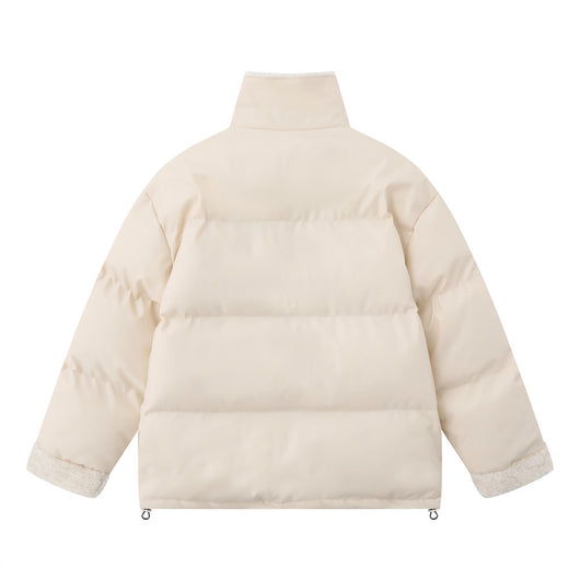 Abrigo de Invierno para Hombre con Cuello de Piel y Acolchado de Algodón - Image 3