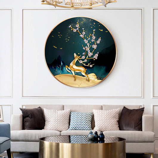 Cuadro de Pintura de Diamantes Venado - Decoración Cristalina para Sala de Estar - Image 8