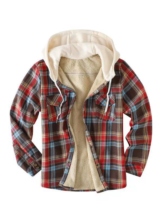 Chaqueta Sudadera con Capucha y Forro Polar para Hombre - Talla Grande - Image 12