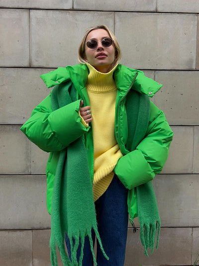 Abrigo Suelto de Algodón para Mujer - Chaqueta Cómoda y Versátil - Image 4