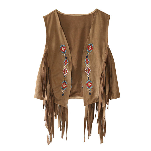 Conjunto Étnico Femenino: Chaleco Bordado con Falda a Juego - Image 12