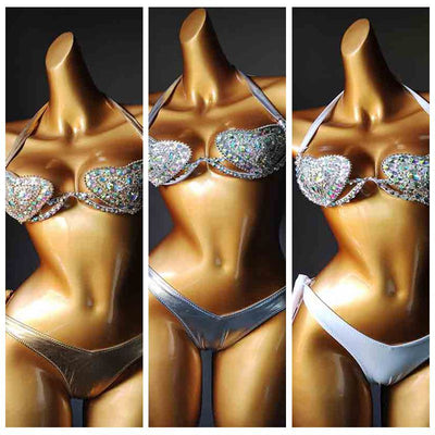 Bikini de Baño Strass Brillante para Mujer - Image 13