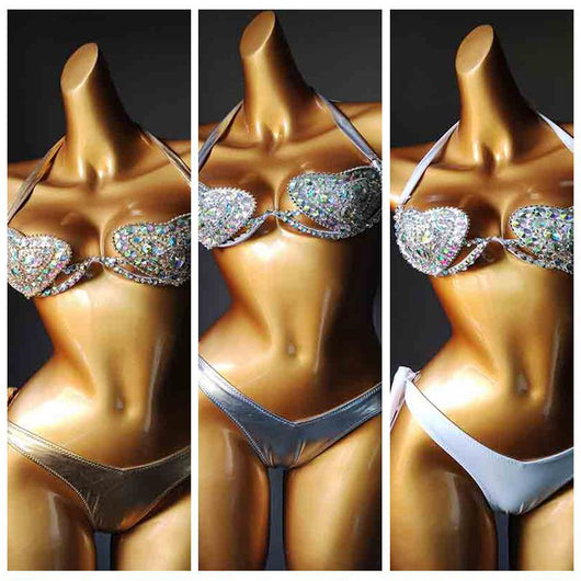 Bikini de Baño Strass Brillante para Mujer - Image 13