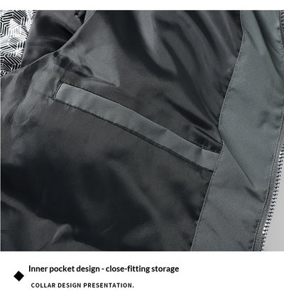 Chaqueta de Algodón Graphene para Hombre con Capucha Desmontable - Extra Gruesa y Moderna - Image 10