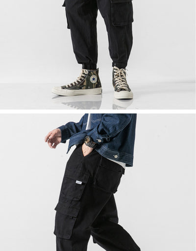 Pantalones Militares Tapered de Algodón Japonés para Hombre - Image 18