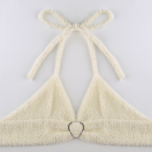 Camiseta Halter con Corazón de Diamante y Tirantes Ajustables - Image 9