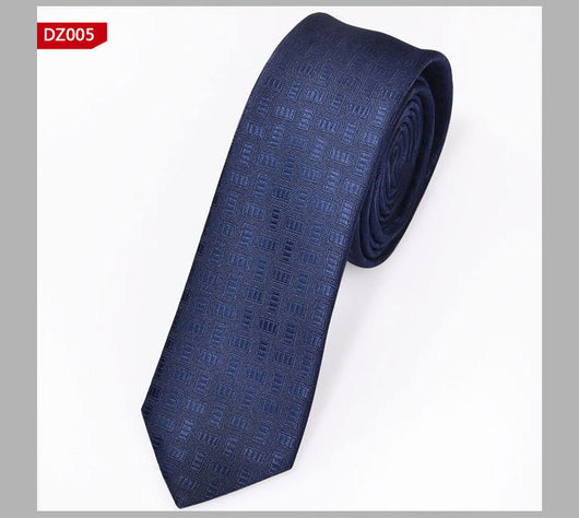 Corbata Angosta Estilo Británico 5cm - Teñida en Fibra de Poliéster - Image 41