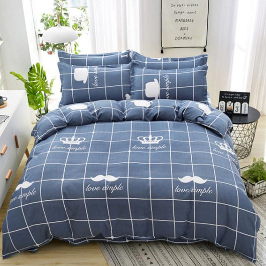 Juego de Cama Terciopelo Diamantado Suave al Tacto - 4 Piezas - Image 7
