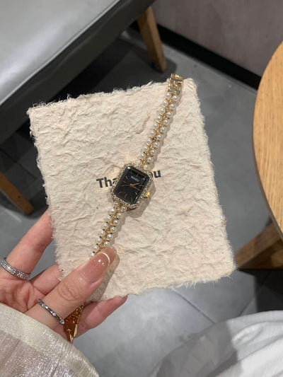 Reloj Pulsera de Perlas para Mujer - Elegancia Atemporal - Image 12