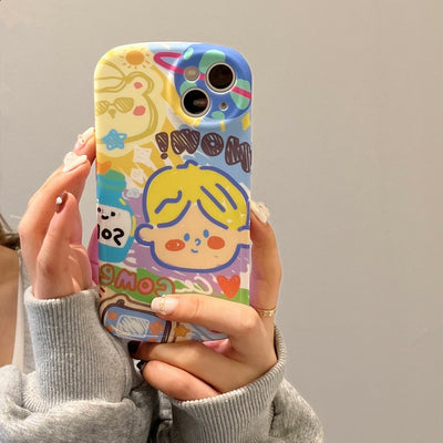 Funda para Celular Pareja Cartoon Graffiti - Image 6