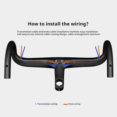 Manillar de Carbono Integrado para Bicicleta de Ruta de Alto Rendimiento - Image 4