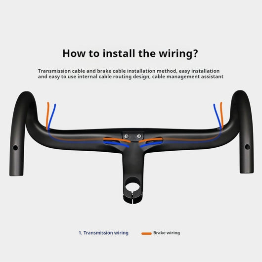 Manillar de Carbono Integrado para Bicicleta de Ruta de Alto Rendimiento - Image 4