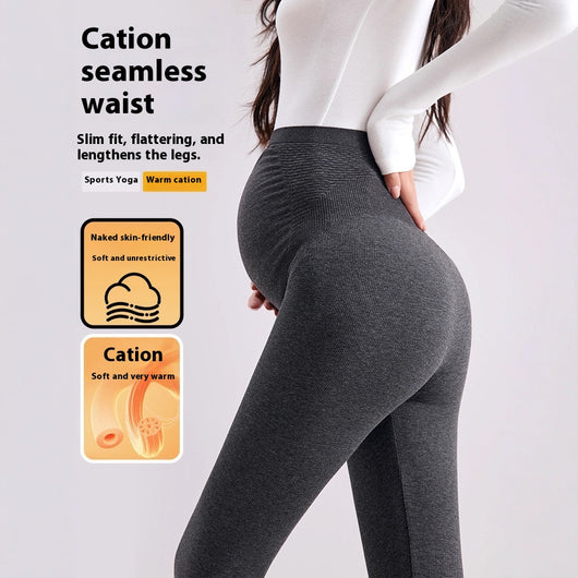 Leggings Térmicos Elásticos para Embarazo Talla Grande - Image 2