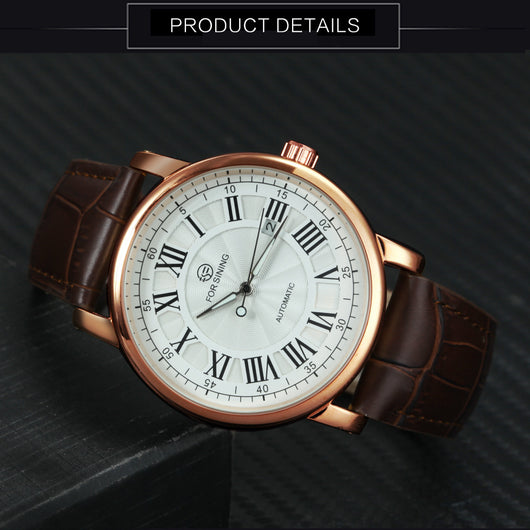 Reloj Mecánico Hueco Casual Europeo Americano para Hombre - Image 16