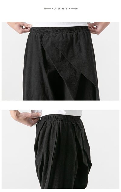 Pantalones Cortos Cargo Holgados para Hombre con Cintura Elástica Bajo la Rodilla - Image 13