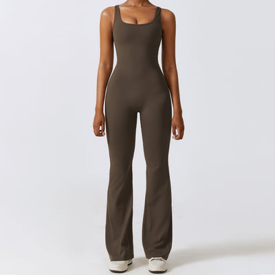 Enterizo Deportivo Mujer con Espalda Abierta para Fitness - Image 4