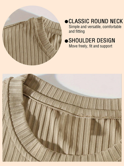Camiseta de Manga Larga Rayada con Elasticidad y Transpirabilidad para Hombre - Image 13