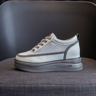 Zapatos Casuales de Plataforma para Mujer con Malla Transpirable y Efecto Adelgazante - Image 11