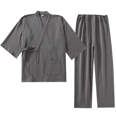 Pijama Kimono Japonés Muji para Hombre - Abrigo Térmico Premium - Image 5