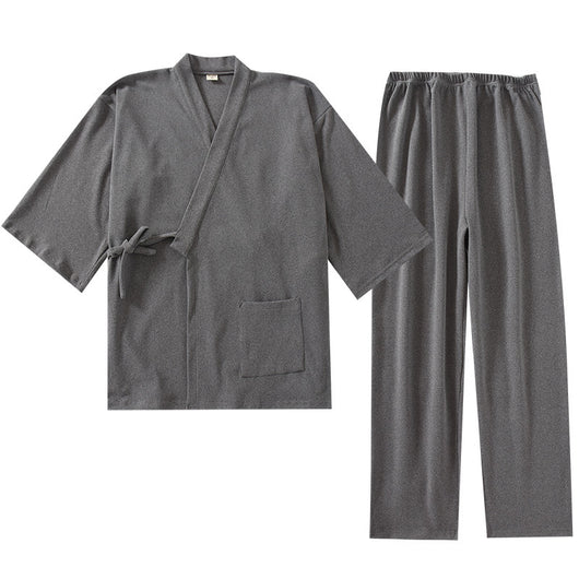 Pijama Kimono Japonés Muji para Hombre - Abrigo Térmico Premium - Image 5