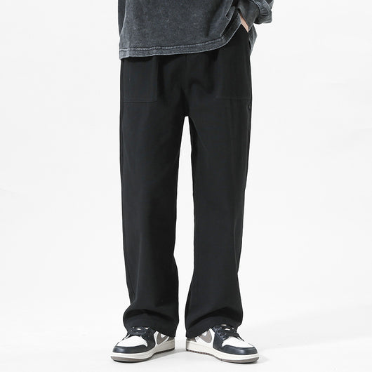 Pantalones Rectos Anchos Holgados para Hombre - Estilo Urbano - Image 2