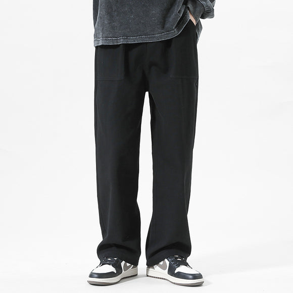 Pantalones Rectos Anchos Holgados para Hombre - Estilo Urbano