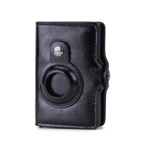 Cartera Compacta Multifuncional para Hombre - Billetera Minimalista con Soporte de Tarjetas