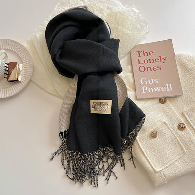 Bufanda de Cachemira para Mujer - Combinación de Colores Otoño Invierno - Image 23