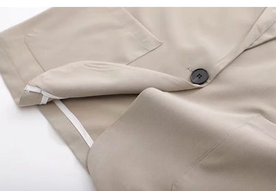 Blazer Suelto de Un Botón - Chaqueta Casual Versátil y Moderna - Image 15