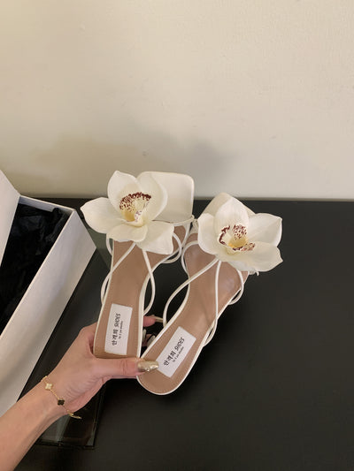 Sandalias Romanas de Flores Destacables Estilo Francés - Image 18