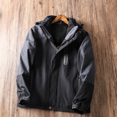 Chaqueta de Invierno para Hombre Talla Grande - Cálida, Resistente al Viento e Impermeable - Image 5