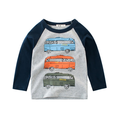 Camiseta Manga Larga Estilo Coreano para Niño - Image 8