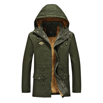 Chaqueta de Algodón Grueso para Hombre - Abrigo Cálido y Resistente - Image 11