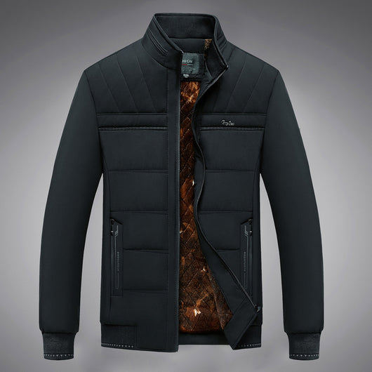 Chaqueta Acolchada de Invierno para Hombre con Cuello Alto - Image 7