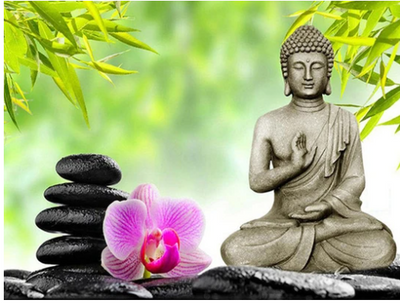 Cuadro de Diamantes 5D Arte Zen Iconos