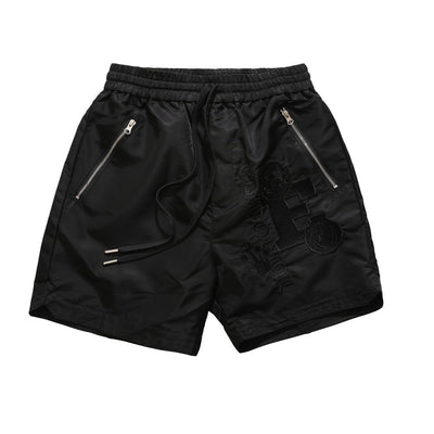 Shorts Deportivos Ligeros con Letras Bordadas para Hombre - Image 4