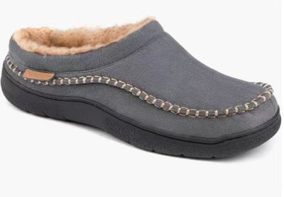 Pantuflas para Hombre con Suela Antideslizante y Forro Cálido en Gamuza - Image 7