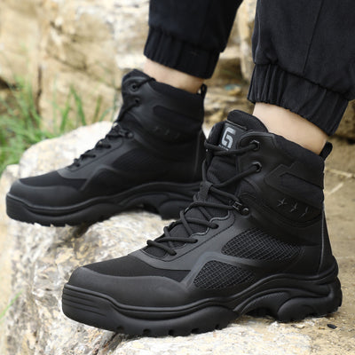 Zapatos de Seguridad para Hombre con Puntera de Acero y Suela Resistente
