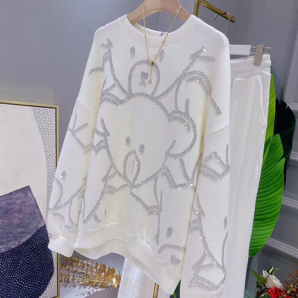 Suéter Holgado de Manga Larga para Mujer - Diseño Minimalista