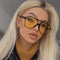 Gafas de Sol Retro Oversized con Doble Puente para Mujer