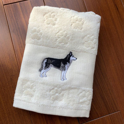 Toalla Absorbente para Mascotas con Bordado de Perro - Image 4